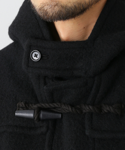 blurhms / ブラームス Wool Melton Duffle Coat blurhmsROOTSTOCK (ブラームス ルーツストック) Wool Melton