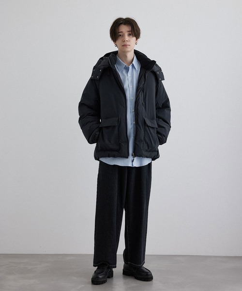 JUNRED（ジュンレッド）の「ピュアクリーン2WAYシェルダウンジャケット（ダウンジャケット/コート・メンズ・ホワイト/ブラック/ブラウン・LL/S/M/L）」の15枚目の写真