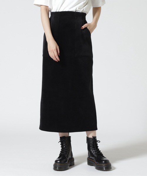 Risley（リズレー）の「Risley/リズレー/ストレッチコールタイトスカート（スカート・レディース・ホワイト/ブラック・38）」の5枚目の写真