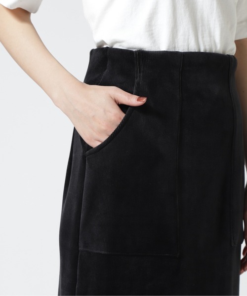 Risley（リズレー）の「Risley/リズレー/ストレッチコールタイトスカート（スカート・レディース・ホワイト/ブラック・38）」の9枚目の写真