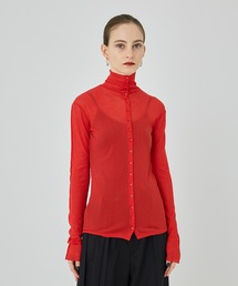 UNITED TOKYO | フロントボタンシアーカットソー(Tシャツ/カットソー)