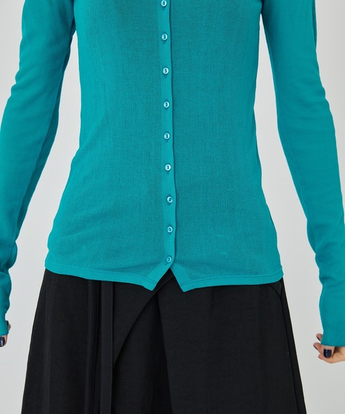 UNITED TOKYO(ユナイテッドトウキョウ)の「フロントボタンシアーカットソー(Tシャツ/カットソー・レディース・ブラック/レッド/インディゴブルー・FREE)」の22枚目の写真