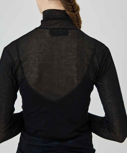 UNITED TOKYO(ユナイテッドトウキョウ)の「フロントボタンシアーカットソー(Tシャツ/カットソー・レディース・ブラック/レッド/インディゴブルー・FREE)」の14枚目の写真