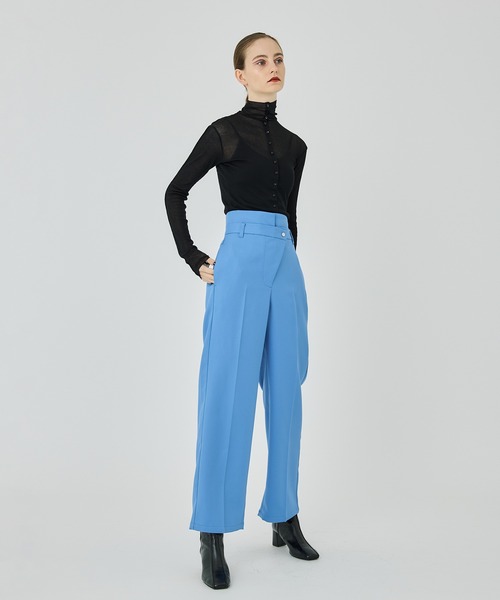 UNITED TOKYO(ユナイテッドトウキョウ)の「フロントボタンシアーカットソー(Tシャツ/カットソー・レディース・ブラック/レッド/インディゴブルー・FREE)」の10枚目の写真