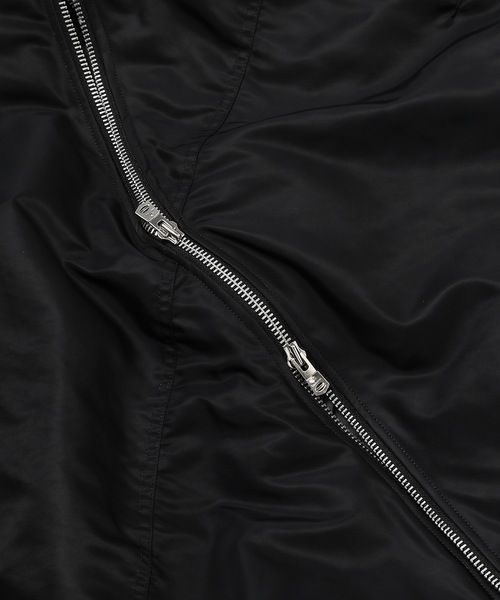 TAKAHIROMIYASHITATheSoloIst.(タカヒロミヤシタザソロイスト)の「double zip balloon shaped bomber jacket.(ブルゾン・メンズ・ブラック/オリーブ・44)」の6枚目の写真