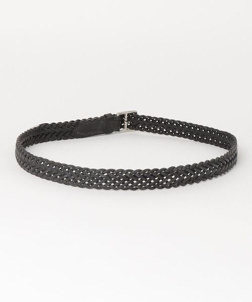 Scye(サイ)の「【Scye / サイ】Bridle Leather Woven Leather Belt / ブライドルレザーウーヴンレザーベルト(ベルト・メンズ・ブラック・FREE)」の7枚目の写真