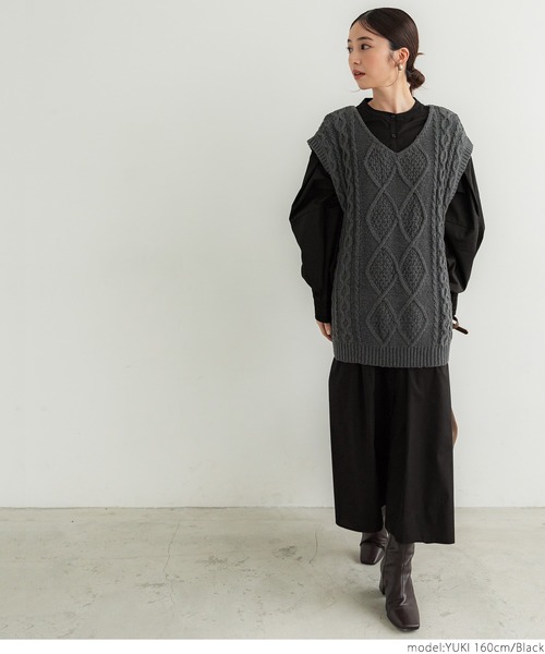 coca(coca)(コカ)の「スタンドカラーシャツワンピース(ワンピース・レディース・ホワイト/ブラック・ONE SIZE)」の4枚目の写真