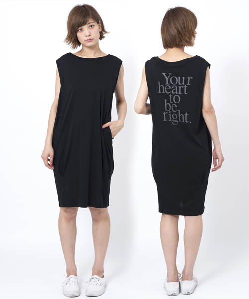 MILKFED.（ミルクフェド）の「N/S TUCK DRESS（ワンピース・レディース・ブラック/アッシュ/ネイビー・SMALL/MEDIUM）」の2枚目の写真