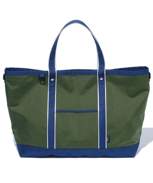 XLARGE（エクストララージ）の「CORDURA WIDE TOTE BAG（ショルダーバッグ・メンズ・ブラック/グリーン・ONE SIZE）」の17枚目の写真