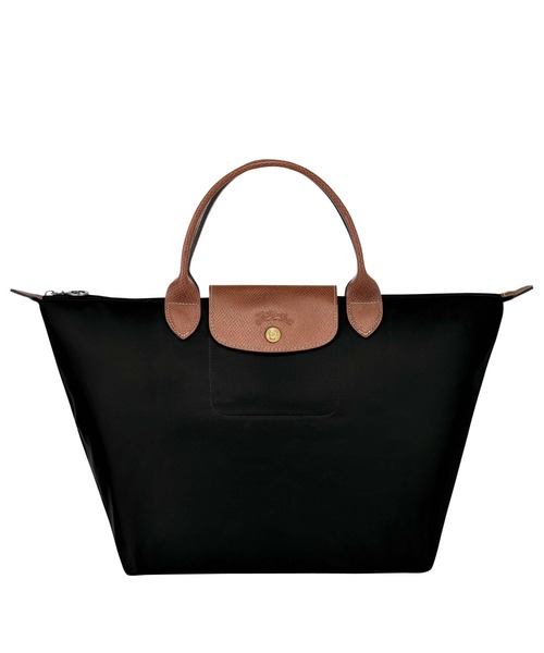 LONGCHAMP（ロンシャン）の「Le Pliage Original トップハンドルバッグ M（ハンドバッグ・レディース・レッド/ブラック/ブルー/ピンク/ライトベージュ/ライトグリーン/チェリーレッド/グリーン系その他・FREE）」の2枚目の写真