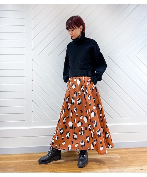 GALENA（ガレナ）の「【GALENA/ガレナ】タートルネックコクーンニット（ニット/セーター・レディース・ブラック/ブラウン/グレー/グリーン・FREE）」の7枚目の写真