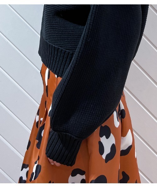 GALENA（ガレナ）の「【GALENA/ガレナ】タートルネックコクーンニット（ニット/セーター・レディース・ブラック/ブラウン/グレー/グリーン・FREE）」の13枚目の写真