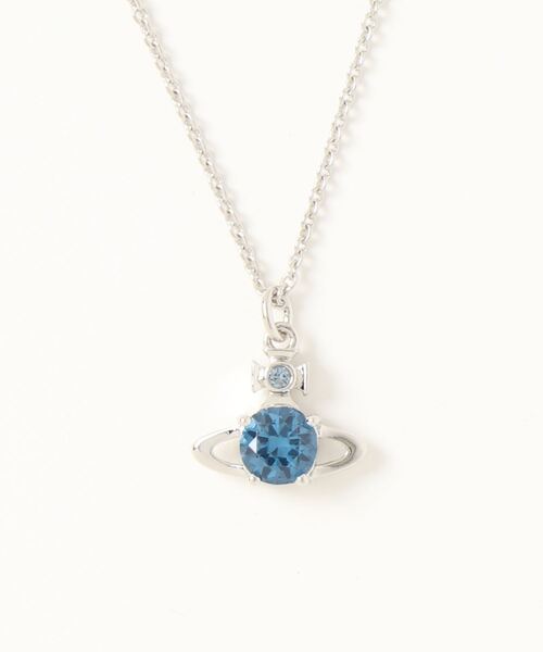 Vivienne Westwood(ヴィヴィアンウエストウッド)の「63020095/REINA PENDANT-SMV(ネックレス・レディース・ブルー/イエロー/シルバー・FREE)」の2枚目の写真