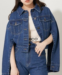 【2023SS/再入荷カラーあり】袖スリットデニムジャケット