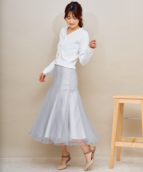 NOELA（ノエラ）の「パールボタンニット（カーディガン/ボレロ・レディース・オフホワイト/ベージュ/ブラック・フリー）」の11枚目の写真