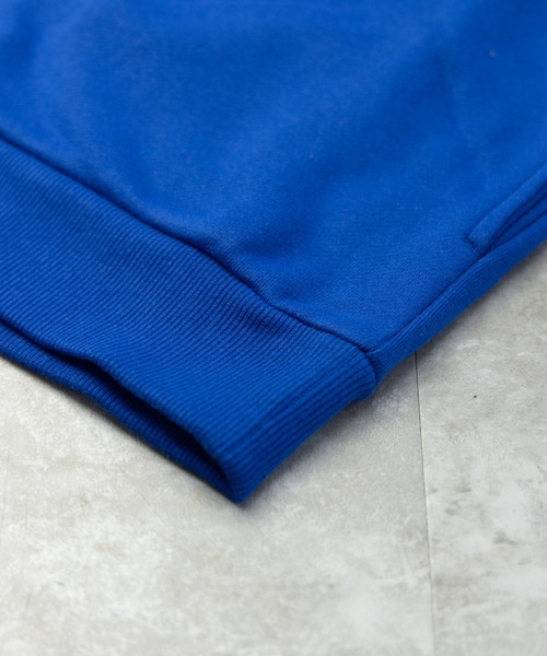 NYLAUS（ナイラス）の「CVC裏毛 5B Vネック スウェット ルーズカーディガン（カーディガン/ボレロ・メンズ・ブラック/ブルー/グリーン/オートミール/オレンジ/イエロー・M/LL/L）」の12枚目の写真