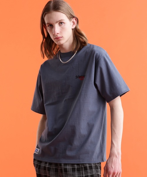 schott（ショット）の「【WEB LIMITED】Schott/ショット/T-SHIRT DOLLER ROSE/Tシャツ "ダラーローズ"（Tシャツ/カットソー・メンズ・ホワイト/ブラック/オレンジ/ブルーグレー/ダークグリーン/チャコールグレー・2XL/L/XL/M）」の10枚目の写真