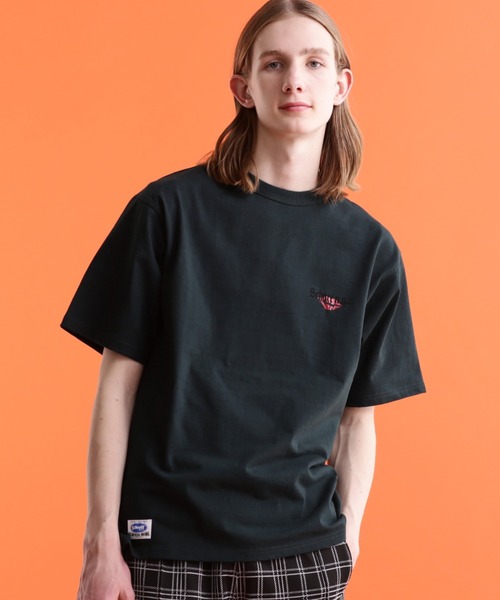 schott（ショット）の「【WEB LIMITED】Schott/ショット/T-SHIRT DOLLER ROSE/Tシャツ "ダラーローズ"（Tシャツ/カットソー・メンズ・ホワイト/ブラック/オレンジ/ブルーグレー/ダークグリーン/チャコールグレー・2XL/L/XL/M）」の11枚目の写真