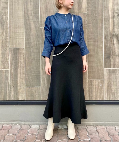 CIAOPANIC（チャオパニック）の「ロングスカート（スカート・レディース・ブラック・FREE）」の7枚目の写真