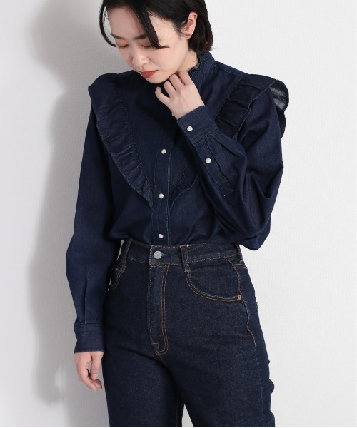7点セット　まとめ売り レディース服　コーデ売り デニム　ブラウス　ナチュラル 83yatong-019-s1.jpg