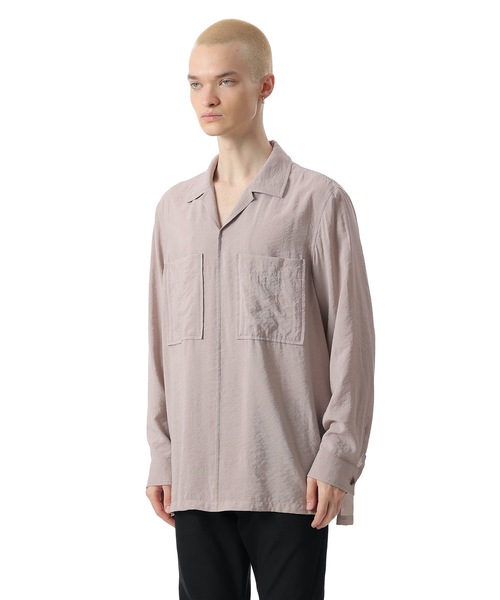 ATTACHMENT(アタッチメント)の「RY/NYローン スキッパーシャツ / RY/NY LAWN SKIPPER SHIRT(シャツ/ブラウス・メンズ・ライトピンク/ホワイト/ブラック・1/2/3)」の21枚目の写真