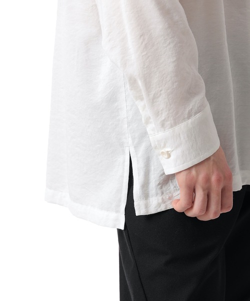 ATTACHMENT(アタッチメント)の「RY/NYローン スキッパーシャツ / RY/NY LAWN SKIPPER SHIRT(シャツ/ブラウス・メンズ・ライトピンク/ホワイト/ブラック・1/2/3)」の14枚目の写真