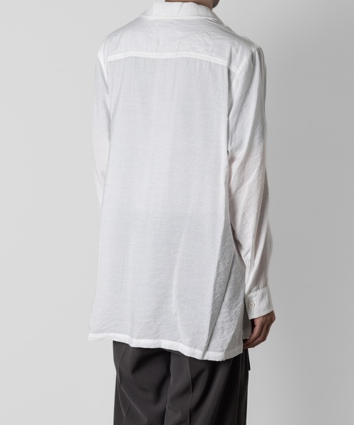 ATTACHMENT(アタッチメント)の「RY/NYローン スキッパーシャツ / RY/NY LAWN SKIPPER SHIRT(シャツ/ブラウス・メンズ・ライトピンク/ホワイト/ブラック・1/2/3)」の7枚目の写真