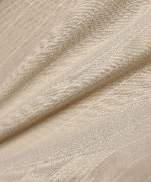 Ray BEAMS(レイビームス)の「RBS / ストライプ サイド タック ワイド パンツ(その他パンツ・レディース・ベージュ/シルバー・1/0)」の21枚目の写真