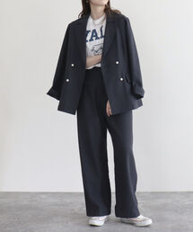fredy emue（フレディエミュ）の「【セットアップ可能】パール釦ダブルブレストジャケット（テーラードジャケット）」