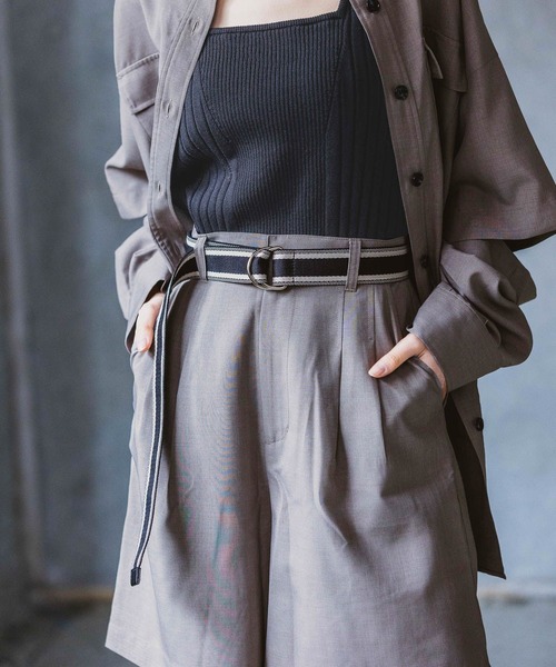 PAGEBOY（ページボーイ）の「キャンバスロングベルト（ベルト・レディース・ブラック系その他/ブラック・FREE）」の3枚目の写真