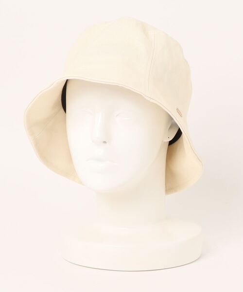 MAJESTIC LEGON（マジェスティックレゴン）の「コットンバケットハット（ハット・レディース・ベージュ/ブラック/アイボリー・FREE）」の2枚目の写真