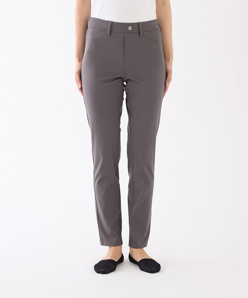 Tuche(トゥシェ)の「Tuche/トゥシェ ストレッチパンツ スキニースタイル ライトテックストレッチ フルレングス丈(その他パンツ・レディース・ブラック/ネイビー/オフホワイト/サンドベージュ/グリーン系その他/ピンク系その他/オレンジ系その他/ライトグリーン/ピンク/カーキ/グレー・MEDIUM/LARGE/X-LARGE/L~LL)」の4枚目の写真