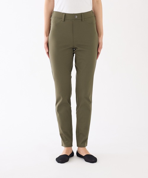 Tuche(トゥシェ)の「Tuche/トゥシェ ストレッチパンツ スキニースタイル ライトテックストレッチ フルレングス丈(その他パンツ・レディース・ブラック/ネイビー/オフホワイト/サンドベージュ/グリーン系その他/ピンク系その他/オレンジ系その他/ライトグリーン/ピンク/カーキ/グレー・MEDIUM/LARGE/X-LARGE/L~LL)」の6枚目の写真