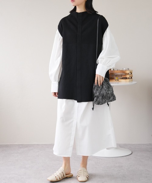 IAMUSE(アイアミューズ)の「2WAY巾着ショルダーバッグ スパンコール/ツイード S0925【IAMUSE】(ショルダーバッグ・レディース・ブラック/マルチ/ブラック系その他/アイボリー系・FREE)」の20枚目の写真