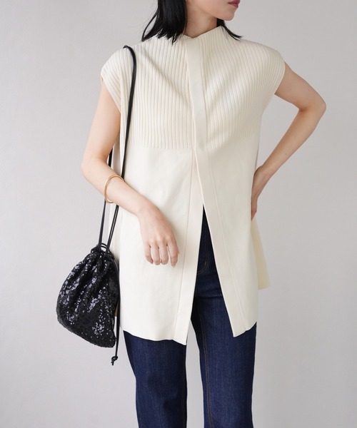 IAMUSE(アイアミューズ)の「2WAY巾着ショルダーバッグ スパンコール/ツイード S0925【IAMUSE】(ショルダーバッグ・レディース・ブラック/マルチ/ブラック系その他/アイボリー系・FREE)」の16枚目の写真