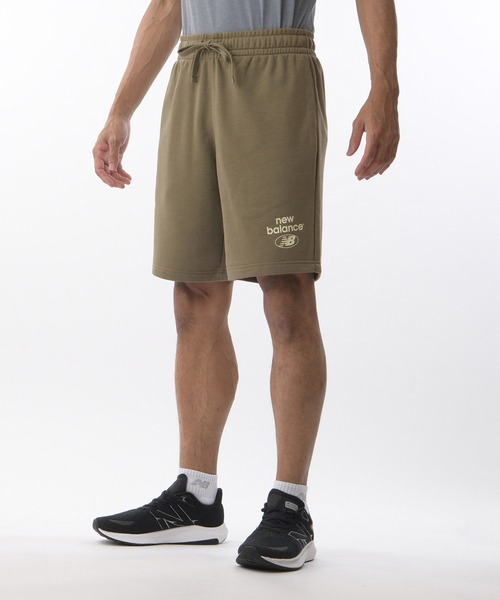 NEW BALANCE(ニューバランス)の「NB Essentials スウェットショーツ(スウェットパンツ・メンズ・オリーブ・SMALL/LARGE/MEDIUM/X-LARGE/XX-LARGE)」の1枚目の写真
