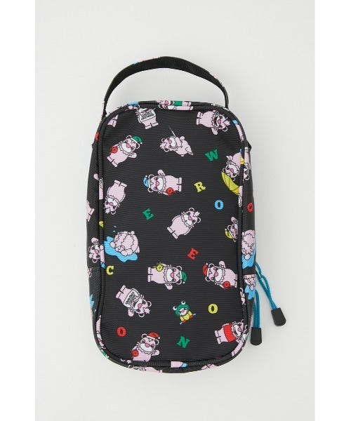 RODEO CROWNS WIDE BOWL（ロデオクラウンズワイドボウル）の「RCS BEAR シューズバッグ（エコバッグ/サブバッグ・レディース・ピンク系その他/ブラック系その他・FREE）」の9枚目の写真