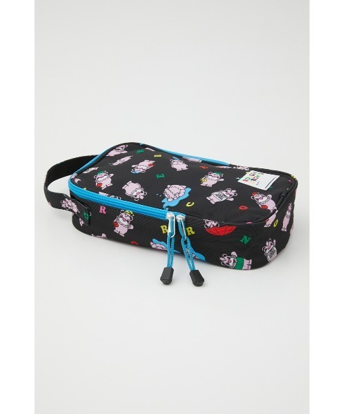 RODEO CROWNS WIDE BOWL（ロデオクラウンズワイドボウル）の「RCS BEAR シューズバッグ（エコバッグ/サブバッグ・レディース・ピンク系その他/ブラック系その他・FREE）」の4枚目の写真