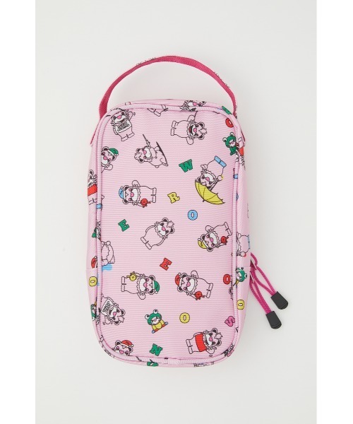 RODEO CROWNS WIDE BOWL（ロデオクラウンズワイドボウル）の「RCS BEAR シューズバッグ（エコバッグ/サブバッグ・レディース・ピンク系その他/ブラック系その他・FREE）」の6枚目の写真