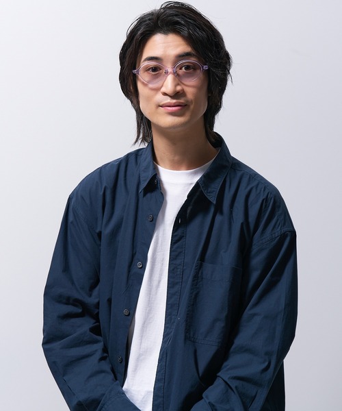 Zoff(ゾフ)の「オーバル型 ライトカラー レンズ サングラス | 太縁メガネ | 黒縁メガネ | ユニセックス(サングラス・レディース・ライトパープル/ブラック/レッド系その他/ブルー系その他・FREE)」の18枚目の写真