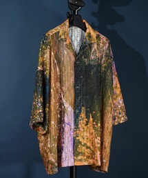 MEMENTISM（メメントイズム）の「ビッグシルエット レースシャツ シアーシャツ（シャツ/ブラウス）」