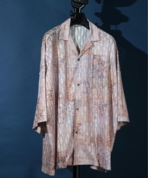 MEMENTISM（メメントイズム）の「ビッグシルエット レースシャツ シアーシャツ（シャツ/ブラウス）」