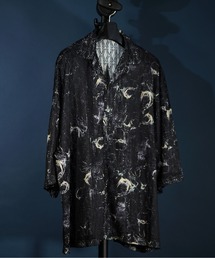 MEMENTISM（メメントイズム）の「ビッグシルエット レースシャツ シアーシャツ（シャツ/ブラウス）」