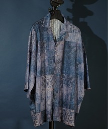 MEMENTISM（メメントイズム）の「ビッグシルエット レースシャツ シアーシャツ（シャツ/ブラウス）」