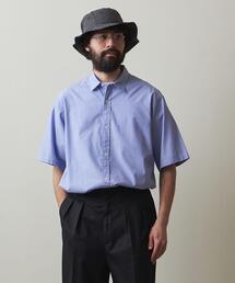 Steven Alan | ＜Steven Alan＞ 50/- STRIPE REGULAR COLLAR SHORT SLEEVE SHIRT -ALINE/シャツ (シャツ/ブラウス)