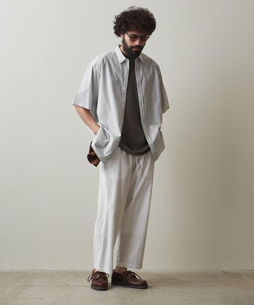Steven Alan(スティーブンアラン)の「<Steven Alan> 50/- STRIPE REGULAR COLLAR SHORT SLEEVE SHIRT -ALINE/シャツ(シャツ/ブラウス・メンズ・ライトブルー/ホワイト/ロイヤルブルー・XL/S/L/M)」の15枚目の写真