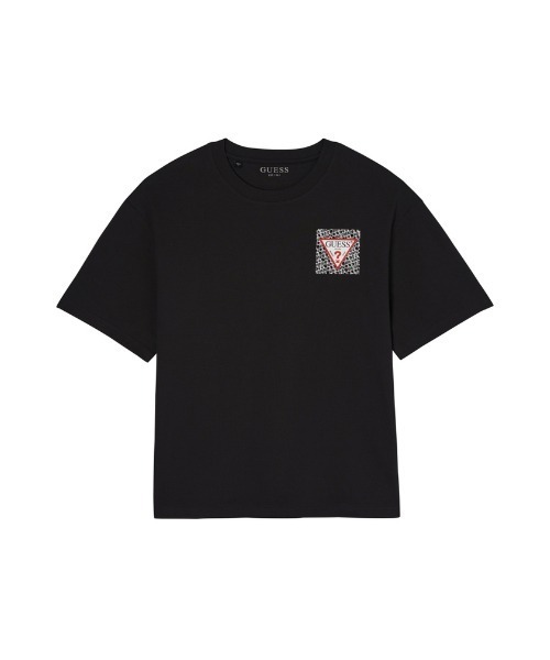 Guess(ゲス)の「Triangle Logo Tee ロゴTシャツ(Tシャツ/カットソー・メンズ・グレー/ホワイト/パープル・MEDIUM/LARGE/X-LARGE/SMALL)」の7枚目の写真