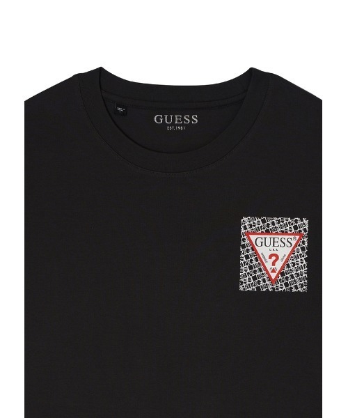 Guess(ゲス)の「Triangle Logo Tee ロゴTシャツ(Tシャツ/カットソー・メンズ・グレー/ホワイト/パープル・MEDIUM/LARGE/X-LARGE/SMALL)」の11枚目の写真