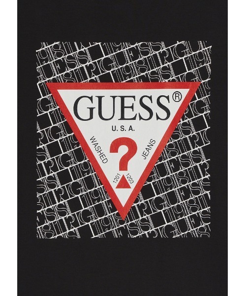 Guess(ゲス)の「Triangle Logo Tee ロゴTシャツ(Tシャツ/カットソー・メンズ・グレー/ホワイト/パープル・MEDIUM/LARGE/X-LARGE/SMALL)」の12枚目の写真