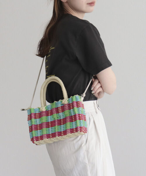 Casselini（キャセリーニ）の「【CASSELINI/キャセリーニ】チューブカゴショルダーバッグ（ショルダーバッグ・レディース・ブラック系その他/ブルー系その他/ベージュ系その他・FREE）」の17枚目の写真